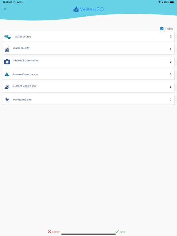 WiseH2O iPad screenshot 2 - Reference app