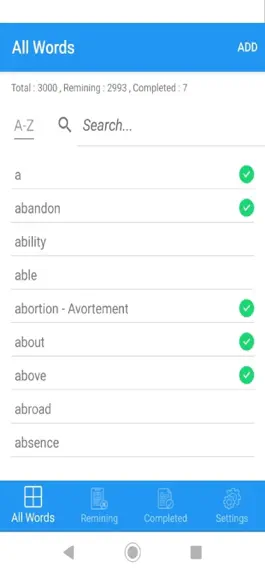 Game screenshot Learn English 3000 words hack