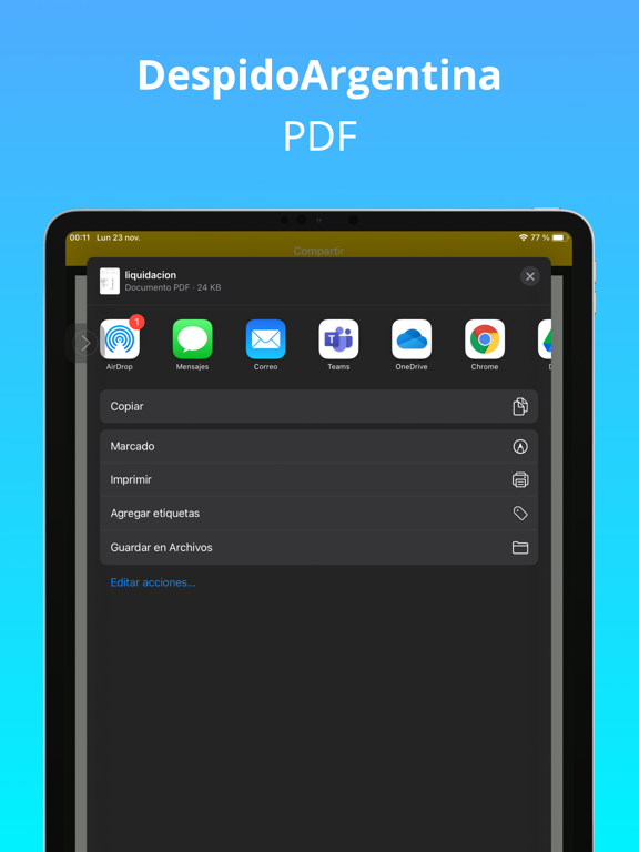 Screenshot #6 pour DespidoArgentina