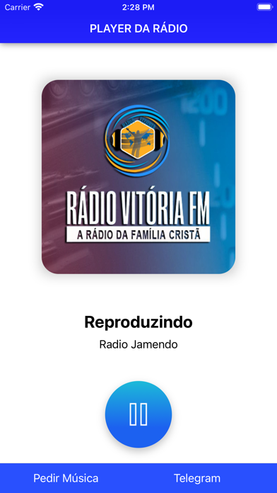 Rádio Vitória FM Screenshot