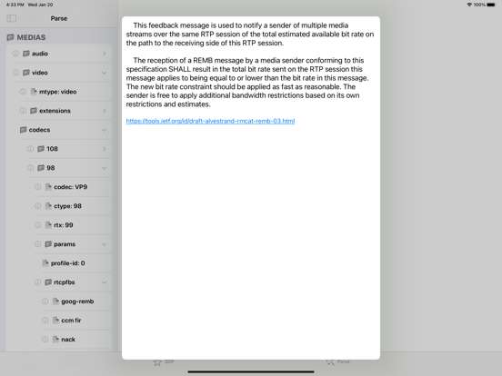 Screenshot #5 pour SDPParse