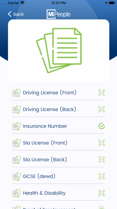 MiPeople Employee Screenshot