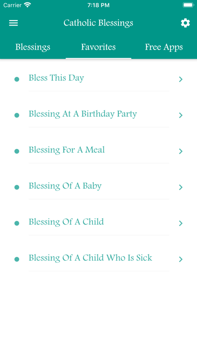 Catholic Blessings Screenshot