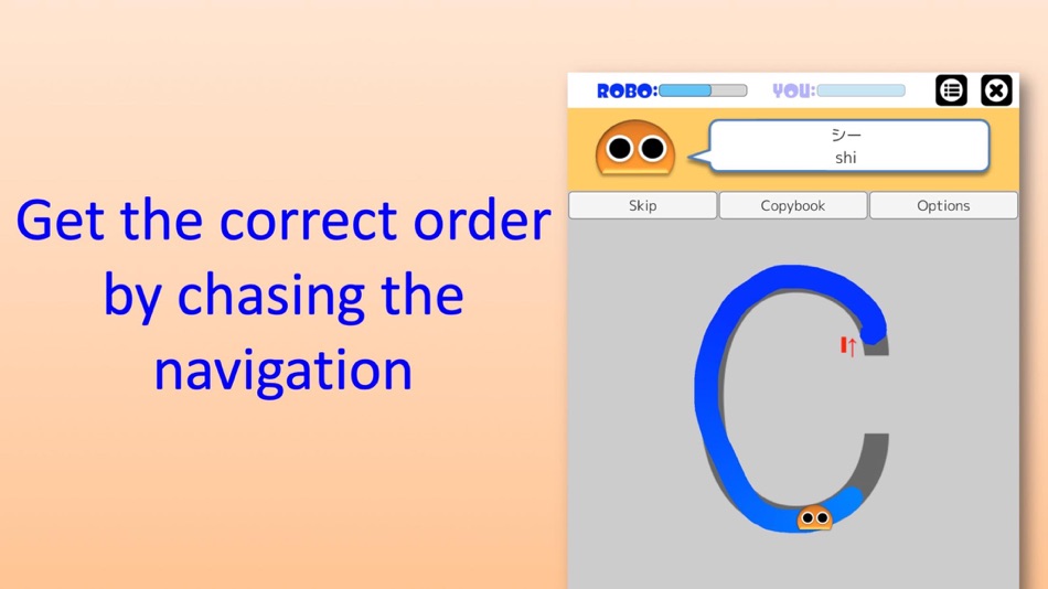 #3. Writing Order Alphabet. (iOS) Podle: MASAHIRO MIZUTANI