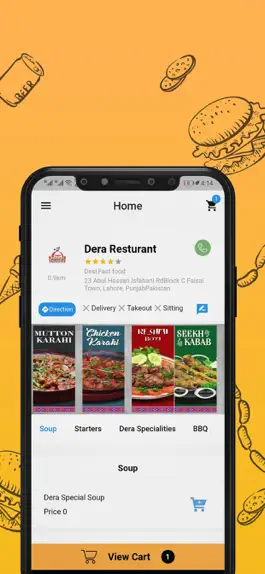 Game screenshot QuickMeal : Nearby Restaurants apk