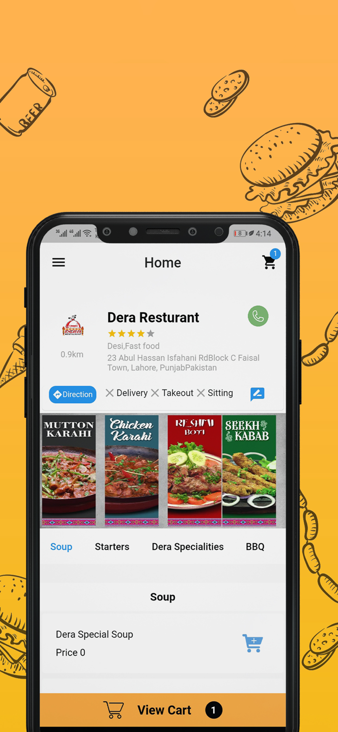 QuickMeal  Nearby Restaurants