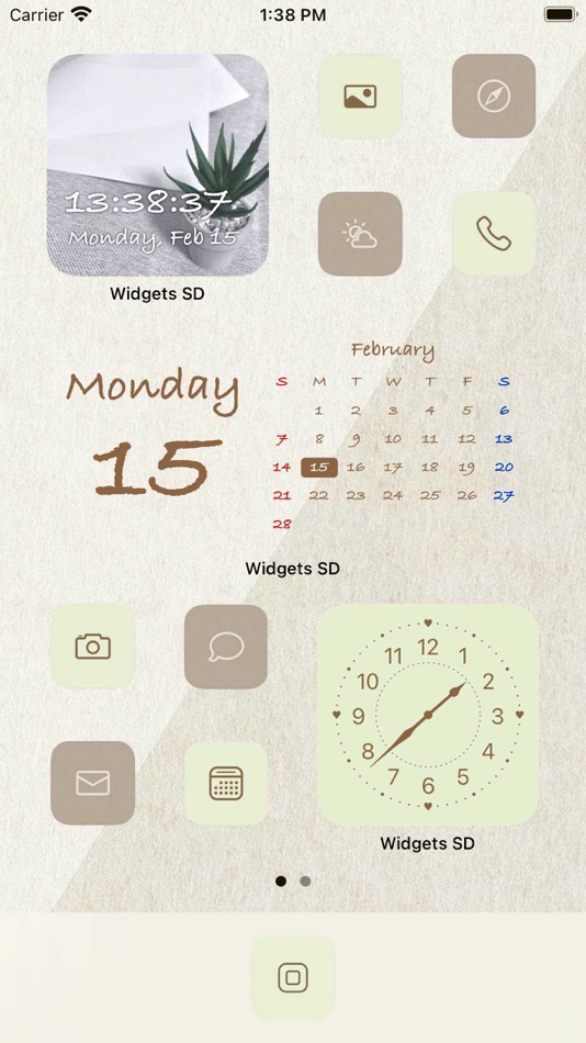 #1. Widgets SD - Photo & Calendar (iOS) 由: Daisuke Suzuki
