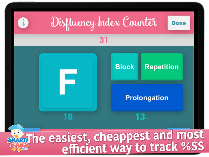 Disfluency Index Counter Plus