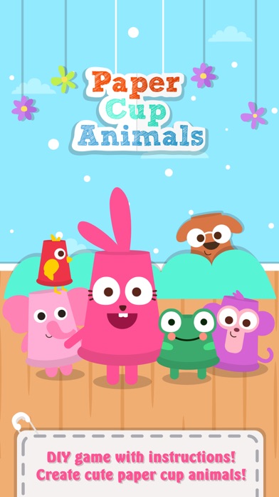 Paper Cup Animals Screenshot