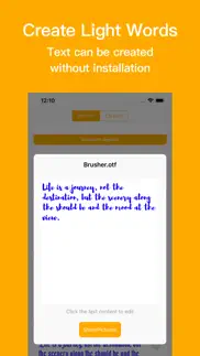 fonts load - custom iphone screenshot 2