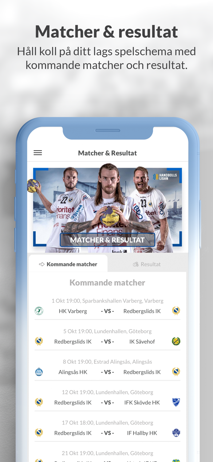 Redbergslid - Gameday