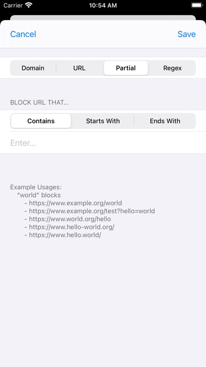 Domain & URL Blocker screenshot-3