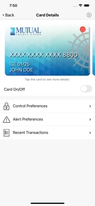 Mutual CU SAMcards Manager screenshot #1 for iPhone