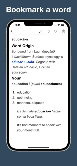 Game screenshot Dictionary of Spanish language hack