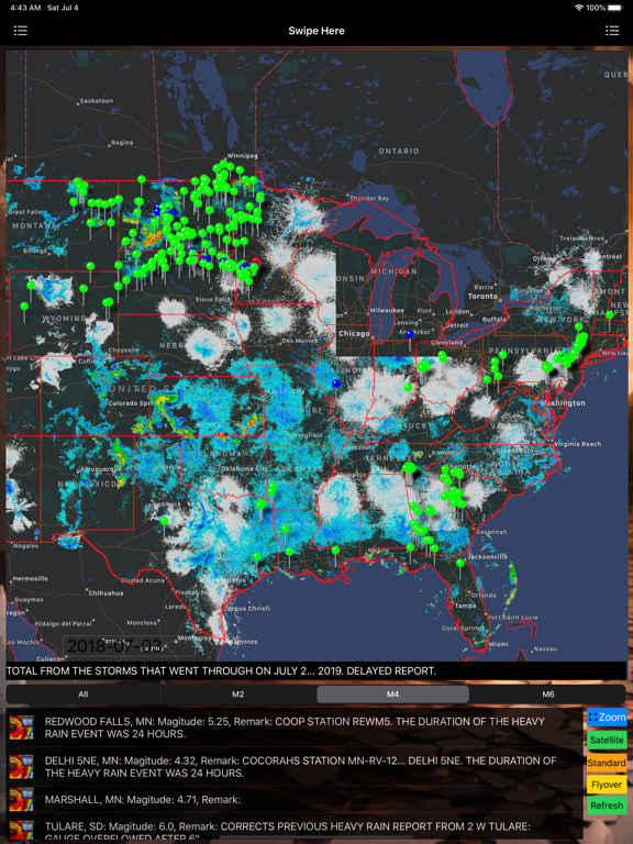 Screenshot #2 for Instant NOAA Storm Lite