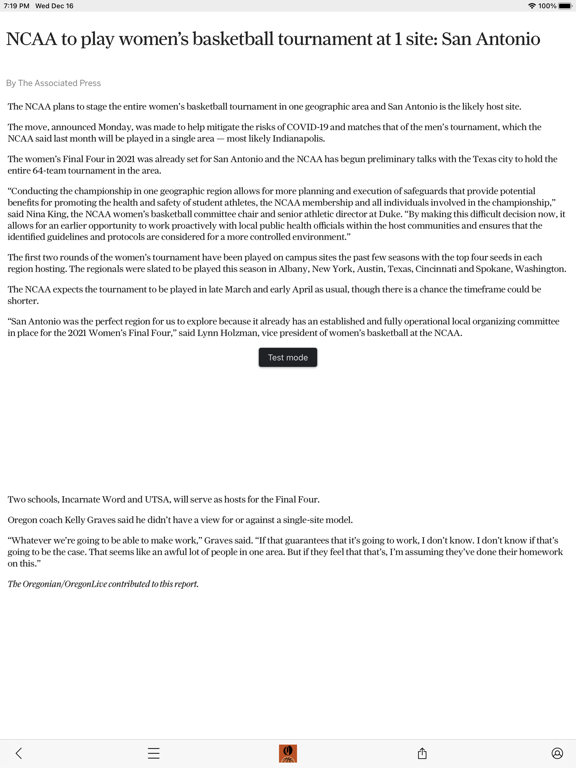 Screenshot #5 pour Beavers Basketball News