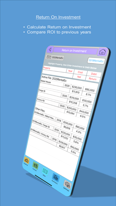 Rental Expense Manager Screenshot