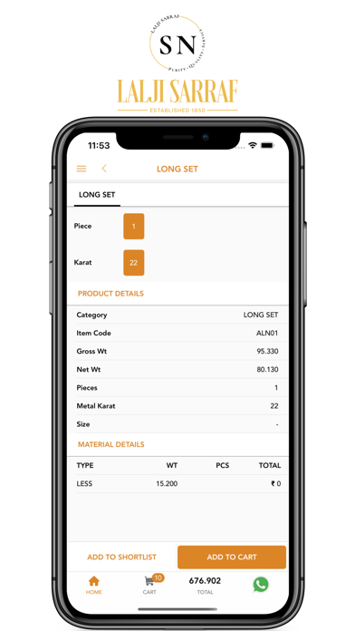 Lalji Sarraf Pvt. Ltd. Screenshot