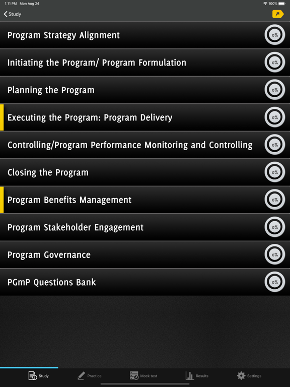 Screenshot #5 pour PgMP Exam Test Preparation Q&A