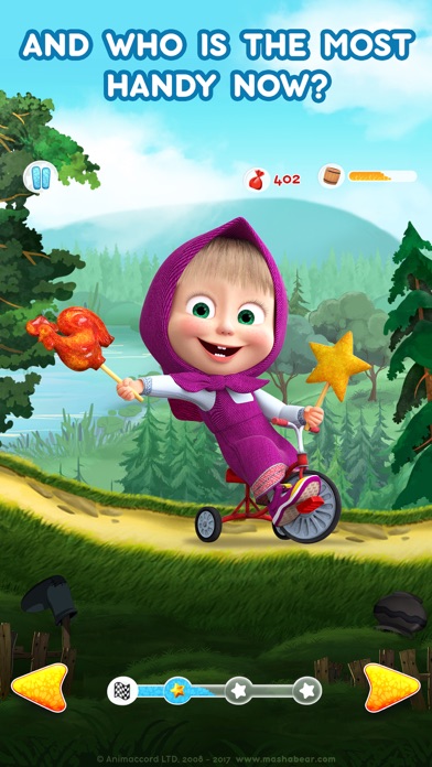 Masha and the Bear. Car Games Screenshot