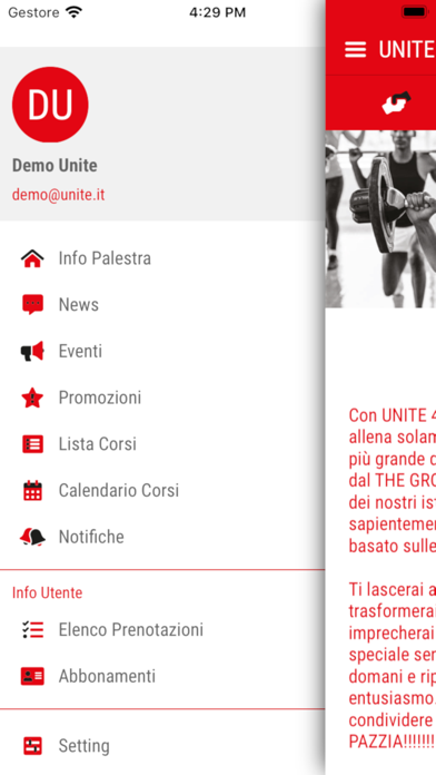 Unite 4 Fitness Screenshot