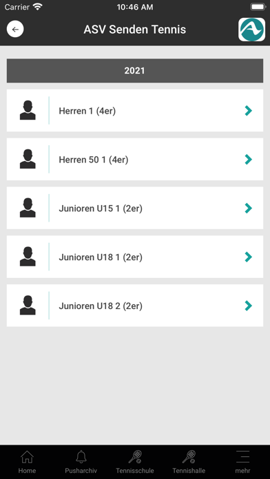 Screenshot #2 pour ASV Senden Tennis