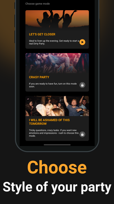Dirty party or Games for adult Screenshot