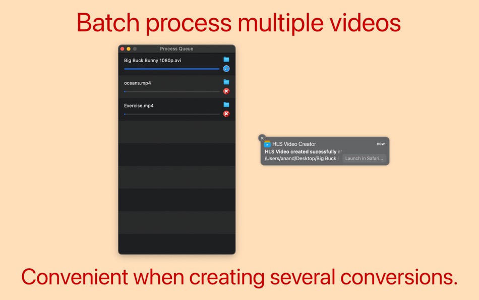 #7. HLS Video Creator (macOS) By: Anand
