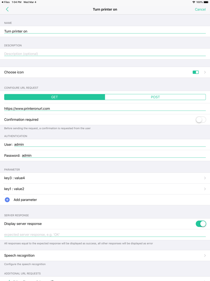 ssswitch - easy http requests
