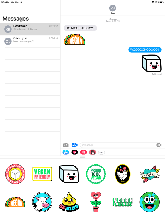 Screenshot #5 pour Vegan Life Stickers