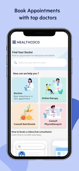 Game screenshot Healthcoco-Doctors & Diet Plan apk