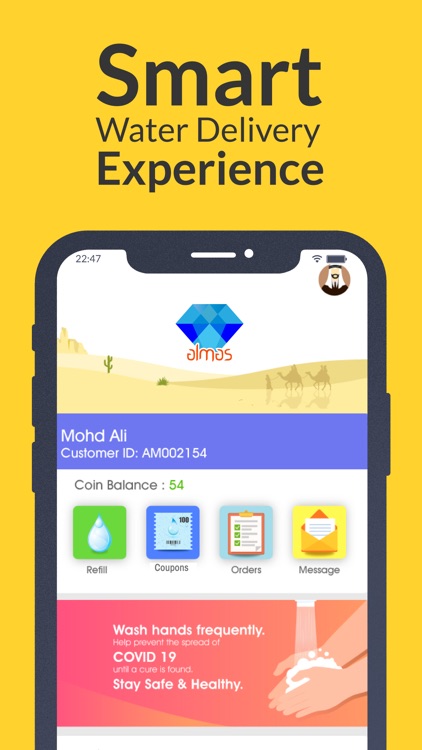 Almas Water Customer App