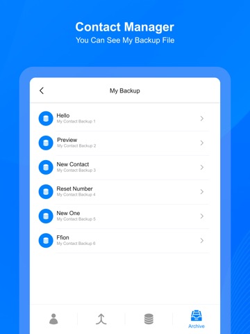 Contacts Backup & Managerのおすすめ画像4