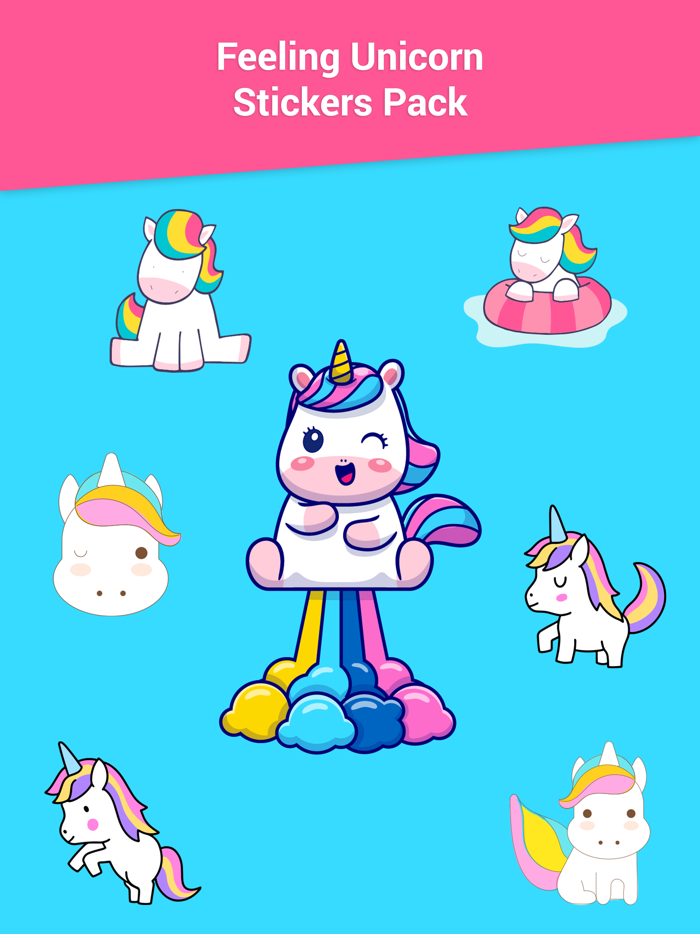 Feelings Unicorn Stickers