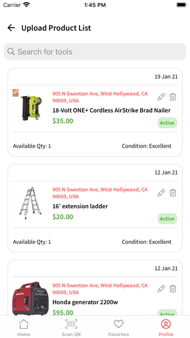 Toolsharer Screenshot