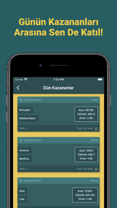 TZ Tahmin - Banko iddaa Kuponu Screenshot