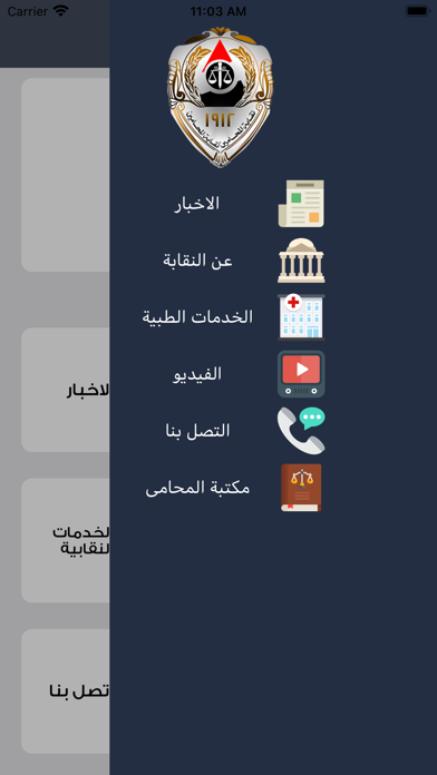 نقابة المحامين المصرية Screenshot