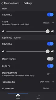 thunderstorm simulator (w/ads) iphone screenshot 2