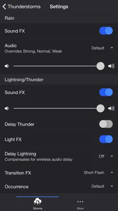 Thunderstorm Simulator (w/Ads) iPhone image 2