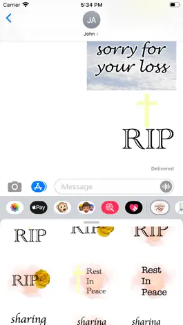 Game screenshot condolences stickers hack