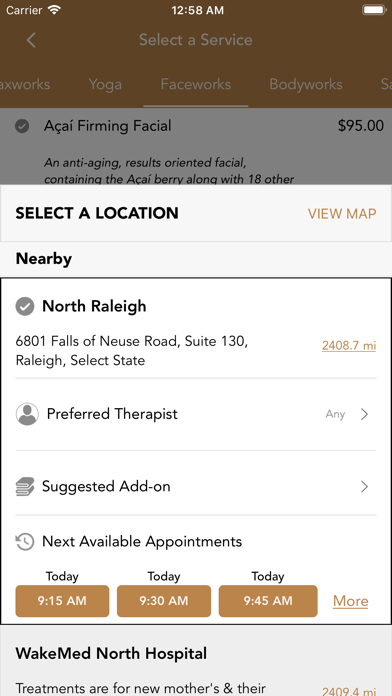 Skin Sense, a day spa Screenshot