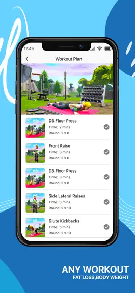 Game screenshot Calories Weight Loss Workouts hack