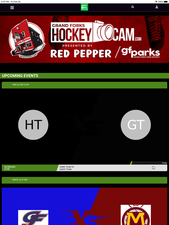 Screenshot #4 pour Grand Forks Hockey Cam