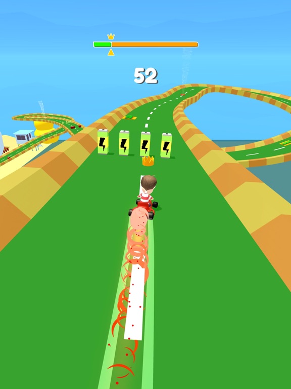 Screenshot #4 pour Kart Rush:Roller Coaster Park