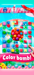 Sweet Sugar Blast Match 3 screenshot #2 for iPhone