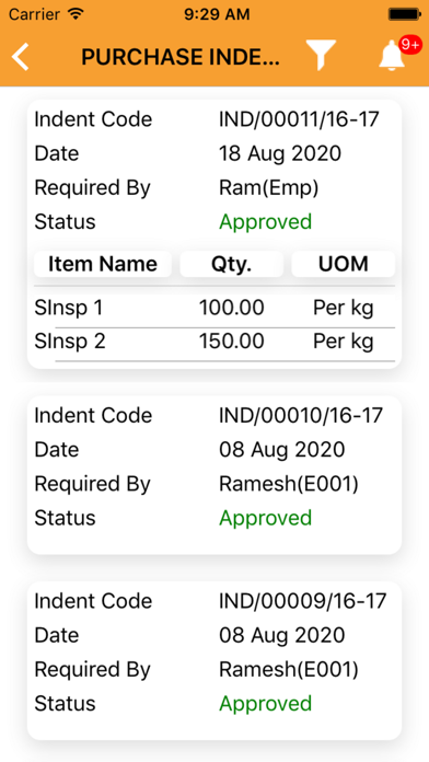 iCast Foundry ERP Screenshot
