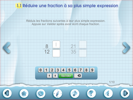Screenshot #6 pour Les fractions B