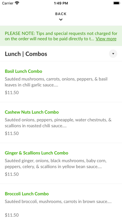 Manow Thai Kitchen Screenshot
