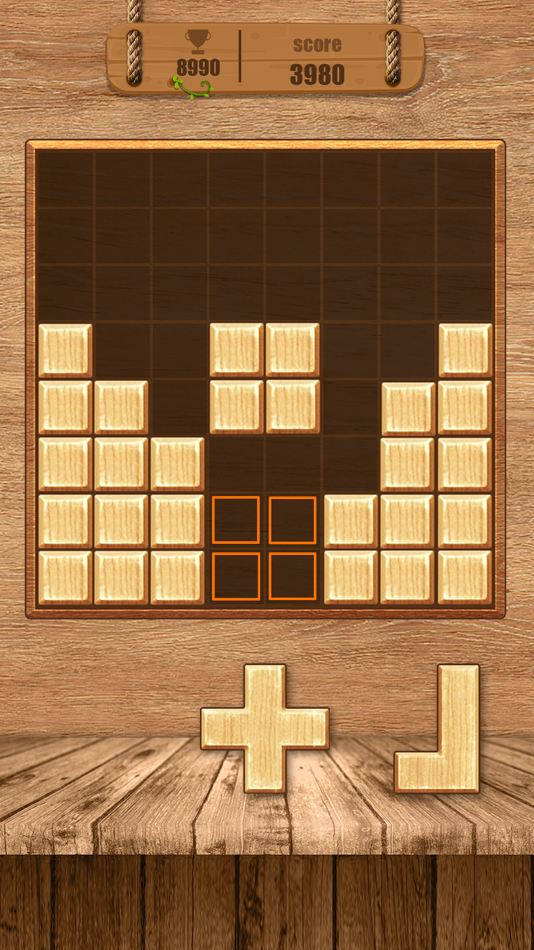 #2. Wood Block Puzzle Classic Game (iOS) 由: Nguyen Thanh