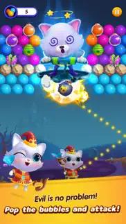 bubble shooter - cat island iphone screenshot 1